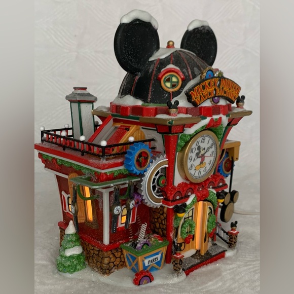Department 56 Disney Christmas Village Mickey Mouse Watch Factory - Picture 14 of 16